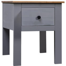 Vidaxl - Table de chevet Gris 46x40x57 cm Pin Gamme Panama
