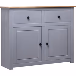 Description générale Ce buffet en bois massif de pin allie un design rustique et tendance, apportant une touche à la fois déc ...