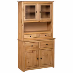 Description générale La credenza en bois de pin massif, au design rustique et tendance, constitue un ajout à la fois décorati ...