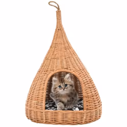 Avec cette maison de chat faite main, vos chats peuvent gratter et se détendre à leur guise. Grâce à sa conception en forme d ...