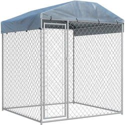Vidaxl - Chenil d'extérieur avec toit pour chiens 193x193x225 cm