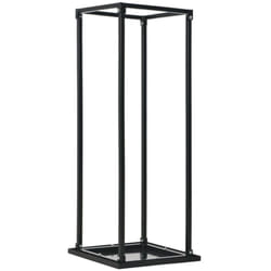 Vidaxl - Portant de bois de chauffage avec base Noir 37x37x113 cm Acier
