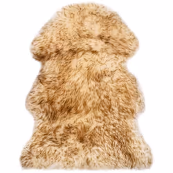 Créez un espace invitant et un espace de vie chaleureux avec notre confortable tapis en peau véritable de mouton. Le tapis es ...