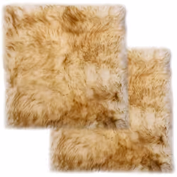 Créez un espace invitant et un sentiment de repos chez vous avec ces coussins de chaise en peau de mouton authentiques, confo ...