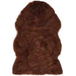 vidaXL Tapis Peau de mouton