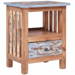 La table de chevet en bois moderne sera un supplément intemporel à votre décoration intérieure. En tant que coffre universell ...