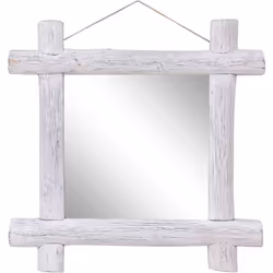 Notre miroir en bois est plus qu'un objet pratique quotidien; c'est aussi une décoration attrayante pour votre maison. Le mir ...