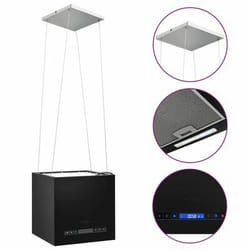 VidaXL Hotte suspendue à LCD tactile 37 cm Acier enduit de poudre