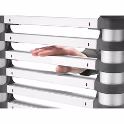 VidaXL FlexLine 260 Echelle télescopique Argent