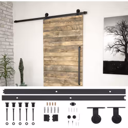 Description générale Avec notre kit de fixation pour porte coulissante, vous pourrez ouvrir ou fermer les portes coulissantes ...