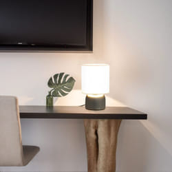 Vidaxl - Lampes de table 2 pcs Bouton tactile Blanc E14