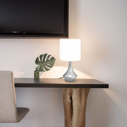 Vidaxl - Lampes de table 2 pcs Bouton tactile Blanc E14