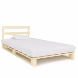 vidaXL Cadre de lit de palette sans matelas 90x200 cm bois pin massif - 90 x 200 cm