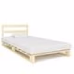 vidaXL Cadre de lit de palette sans matelas bois massif pin 100x200 cm - 100 x 200 cm