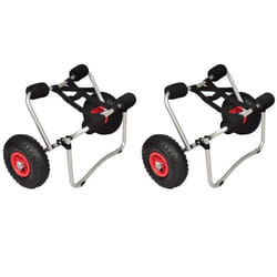 vidaXL Chariots pour kayak 2 pcs Aluminium - TU