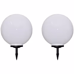 Cet ensemble de 2 lampes solaires est fourni avec tube, piquets au sol et pile rechargeable et est facile à installer. C'est  ...