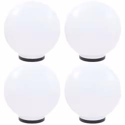 vidaXL Lampes à LED sous forme de boule 4 pcs Sphérique 40 cm PMMA - TU