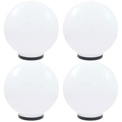 vidaXL Lampes à LED sous forme de boule 4 pcs Sphérique 40 cm PMMA - TU