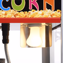 VidaXL 51058 machine à popcorn Noir, Rouge, Acier inoxydable 1400 W - Vue supplémentaire 4