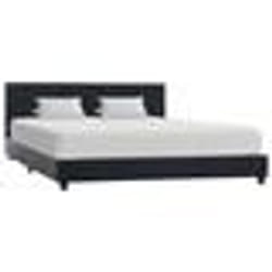 vidaXL Cadre de lit sans matelas noir similicuir 120x200 cm - 120 x 200 cm