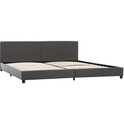 Vidaxl - Cadre de lit Gris Similicuir 180x200 cm
