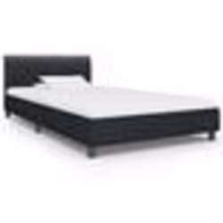 vidaXL Cadre de lit sans matelas noir similicuir 90x200 cm - 90 x 200 cm