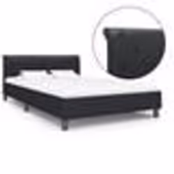vidaXL Cadre de lit sans matelas noir similicuir 120x200 cm - 120 x 200 cm