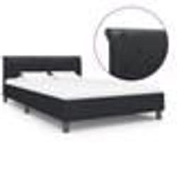 vidaXL Cadre de lit sans matelas noir similicuir 120x200 cm - 120 x 200 cm