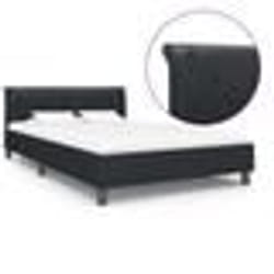 vidaXL Cadre de lit sans matelas noir similicuir 140x200 cm - 140 x 200 cm