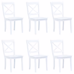 VidaXL 277543, Hévéa, 455 mm, 520 mm, 900 mm, 45 cm, 6 pièce(s)