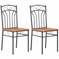 Caractérisé par un design élégant et une finition de peinture lisse, cet ensemble de chaises est une icône du glamour moderne ...