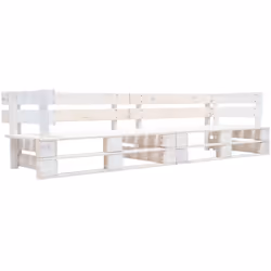 Notre canapé palette de jardin sera un choix idéal pour vous détendre, profiter du beau temps, faire une sieste ou discuter e ...