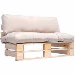 Notre canapé palette de jardin sera un choix idéal pour vous détendre et profiter du beau temps. Avec un design de palette in ...