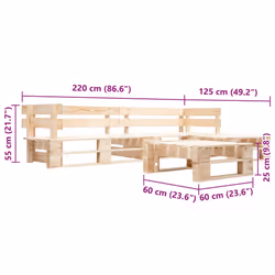 VidaXL 277490 ensemble de meubles de jardin