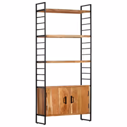 VidaXL 284420, Métal, Bois, Bois d'acacia, Fer, 800 mm, 300 mm, 1800 mm