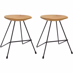 Introduisez instantanément une touche de style rustique dans votre décoration intérieure avec nos élégants tabourets en bois ...