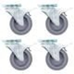 vidaXL 16 pcs Roulettes pivotantes 75 mm