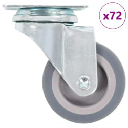 vidaXL 72 pcs Roulettes pivotantes 50 mm
