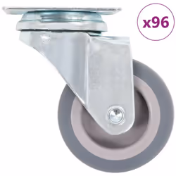 Cet ensemble de 96 roulettes pivotantes sera l’accessoire idéal pour les petits équipements et les meubles tels que d'établi, ...
