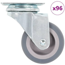 Vidaxl - 96 pcs Roulettes pivotantes 50 mm