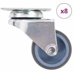 Cet ensemble de 8 roulettes pivotantes doubles sera l’accessoire idéal pour les petits équipements et les meubles tels que d' ...