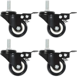 Vidaxl - Roulettes pivotantes avec freins 8 pcs 50 mm