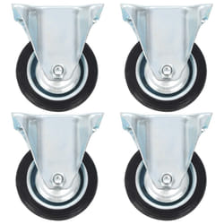 vidaXL 16 pcs Roulettes fixes 75 mm