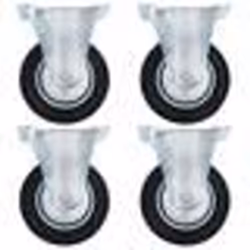 vidaXL 16 pcs Roulettes fixes 100 mm