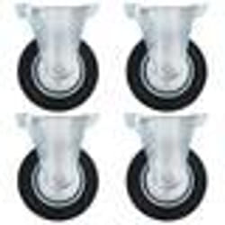 vidaXL 16 pcs Roulettes fixes 100 mm
