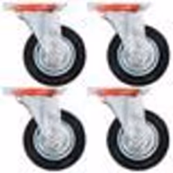 vidaXL 16 pcs Roulettes pivotantes 100 mm