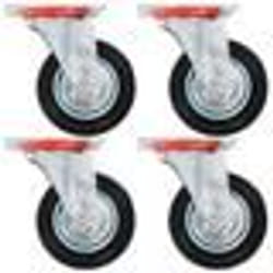 vidaXL 16 pcs Roulettes pivotantes 100 mm