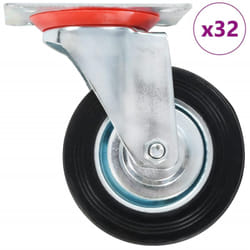 Vidaxl - 32 pcs Roulettes pivotantes 100 mm