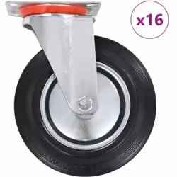 Cet ensemble de 16 roulettes pivotantes sera l’accessoire idéal pour les petits équipements et les meubles tels que d'établi, ...