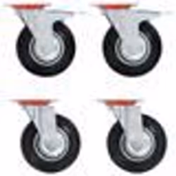 vidaXL 24 pcs Roulettes pivotantes 125 mm